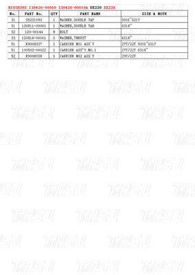 OEM Steel Bolt On Swing Motor for Hitachi K1038203 130426-00010 130426-00010A DX225 Excavator Swing Drive Catalog