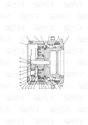Bolt on Installation 136-2850 E315B Excavator Travel Drive Catalog Motor with Planetary Reducer