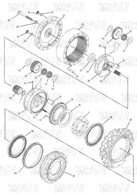 Dependable 350-0452 E315D Excavator Travel Drive Catalog Motor Parts Excavator Swing Reducer