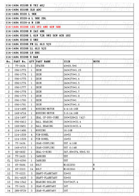 Economical Steel 114-1484 E320B Excavator Travel Drive Catalog Motor Drive For Energy/Mining
