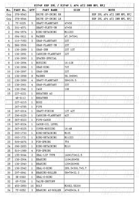 Varied Weight Steel 378-9543 378-9544 E374F Excavator Swing Drive Catalog With Custom Colors