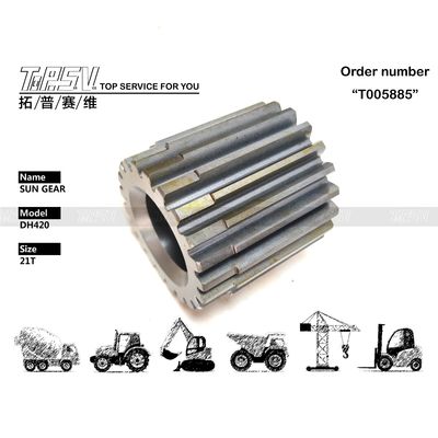 Durability Black Steel DH420-7 Excavator Travel 2 Stage Sun Gear Drive Motor For Hydraulic Motor Drive