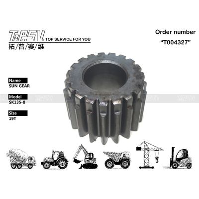 Easy To Install SK135-8 Excavator Swing 2 Stage Sun Gear Reducer Gear Parts For Machinery Repair Shops