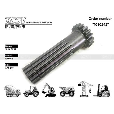 2031498 Simple Installation EX60-2 Excavator Travel 1 Stage Sun Gear For Energy Mining Excavator Transmission System