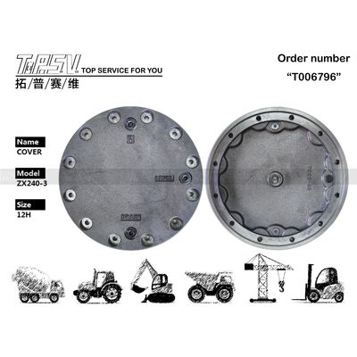 2051690 Steel ZX240-3 Excavator Final Drive Cover For Hyundai Excavator Models Compatible And Durable Steel