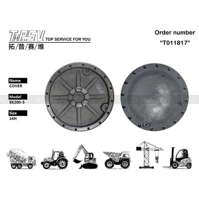 2414N4376 Depend On Packing Type SK200-5 Excavator Final Drive Cover Dealed Bag Transport Packaging Steel