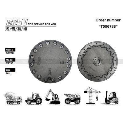 2045031 Dealed Bag ZX330 Excavator Travel Drive Gear Cover Box With Black Color And Transport Packaging