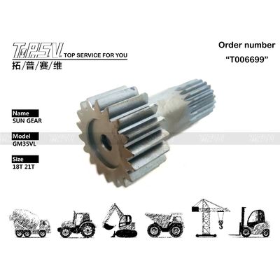 Customizable GM35VL Excavator Travel Sun Gear Box For Machinery Repair Shops Steel