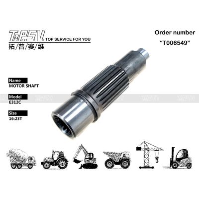 XJDG-00029 194-8280 High Precision E312C Excavator Travel Motor Shaft for Excavator Transmission System Packing Size Depend On Packing Type