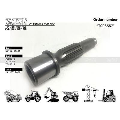 708-8F-32110 Compatible PC200-6 Excavator Final Drive Motor Shaft Ideal For In Excavator Machinery And Various Brands