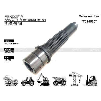 High Precision DOOSAN Excavator Travel Motor Shaft for Smooth Hydraulic System in Dealed Bag Packaging