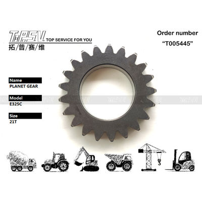 296-6230 Tooth Number View Image E336D Excavator Travel 1 Stage Planetary Gear With Gear Meshing And Hydraulic Motor Drive