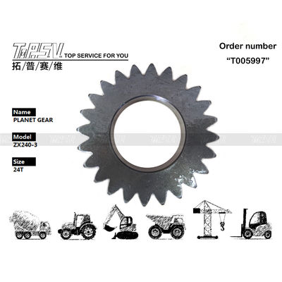 3103052 Gear Meshing Installation ZX240-3 Excavator Travel 2 Stage Planetary Gear With Steel Material And Optimal Tooth Number