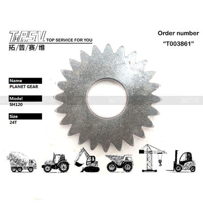 Transport Packaging Sealable Bags SH120 Excavator Swing 1 Stage Planetary Gear with View Image Tooth Number and Steel Material