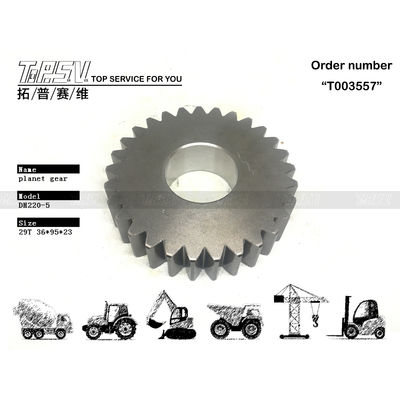 Installation Gear Meshing DH220-5 Excavator Swing 1 Stage Planet Gear Motor Steel Construction