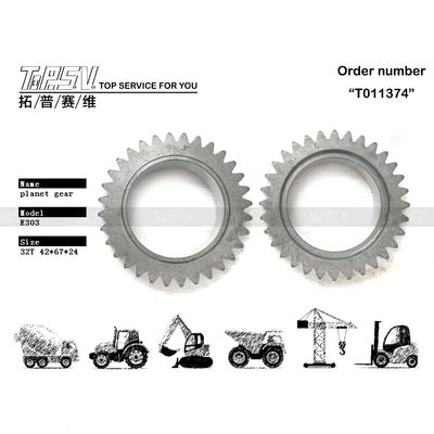 Low Maintenance E303 Excavator Travel 2 Stage Planetary Gear in Black High Durability