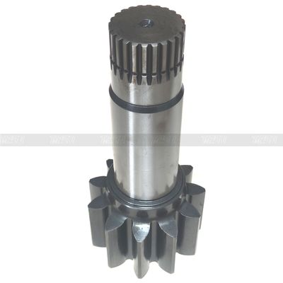 SK135 Excavator Shaft Pinion Spare Parts Electronics Parts Heat Treatment