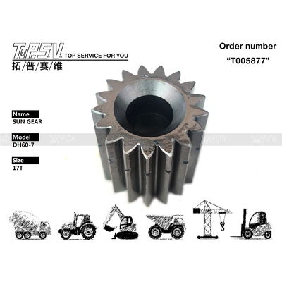Sturdy DH60-7 Excavator Travel 2 Stage Sun Gear Easy Installation