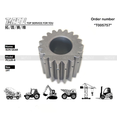 PC120-6 Excavator Travel 2 Stage Sun Gear With Gear Oil Maintenance