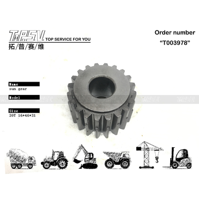 PC30-7 Excavator Swing 2 Stage Sun Gear for Machinery Repair Shops
