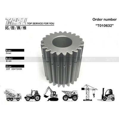 Hydraulic Motor Drive EC140 Excavator Swing 2 Stage Sun Gear High Durability