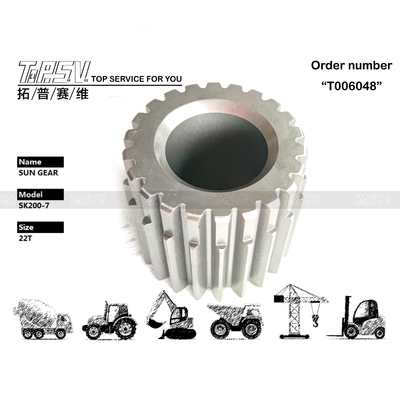 High Precision SK200-7 Excavator Travel 2 Stage Sun Gear Easy To Install