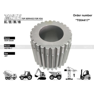 HD700-7 Excavator Swing 2 Stage Sun Gear Machinery Excavator Drive Motor With Transport Packaging