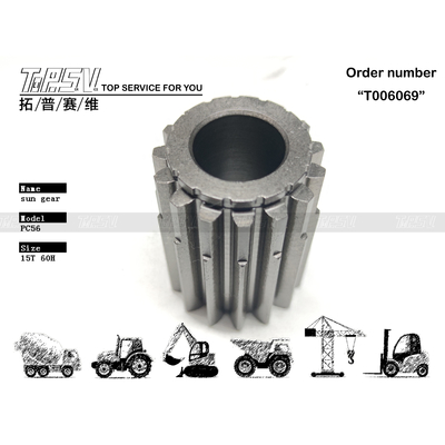 FUFZD-8391-08 Steel PC56 Excavator Travel 2 Stage Sun Gear Motor Parts  for Energy Mining Applications