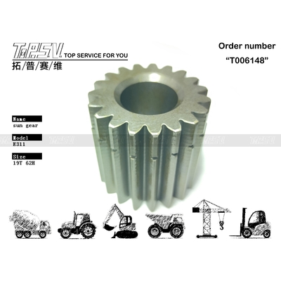 6I-6518 High Precision E311 Excavator Travel 2 Stage Sun Gear Easy To Install