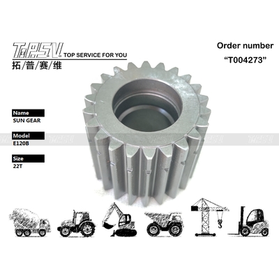 093-8768 Effortless Installation E120B Excavator Swing 2 Stage Sun Gear Motor Parts With Hydraulic Motor Drive