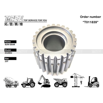 367-8368 Color Black E320D2 Excavator Swing 2 Stage Sun Gear for Planetary Reducer in Machinery Repair Shops