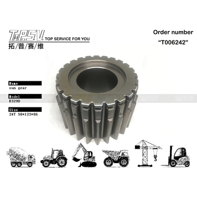 169-5590 Planetary Reducer Steel E325C Excavator Travel 3 Stage Sun Gear for Excavator Transmission System