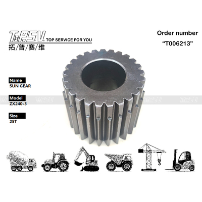 3103054 Maintenance Gear Oil ZX240-3 Excavator Travel 3 Stage Sun Gear with High Precision and Steel