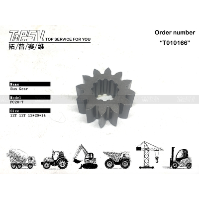 20N-60-31730 High Precision PC30 Excavator Travel 1 Sun Gear for Heavy Duty Construction
