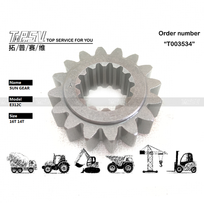 191-2611 Compatible With Various E312D Excavator Swing 1 Stage Sun Gear Models Excavator Reducer Gear Parts Transport Packaging Dealed Bag