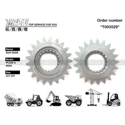 20Y-26-21170 PC200-6 6D95 Excavator Swing 1 Stage Sun Gear Reducer Gear Parts for Long-Lasting Maintenance Gear Oil in Excavator Transmission System