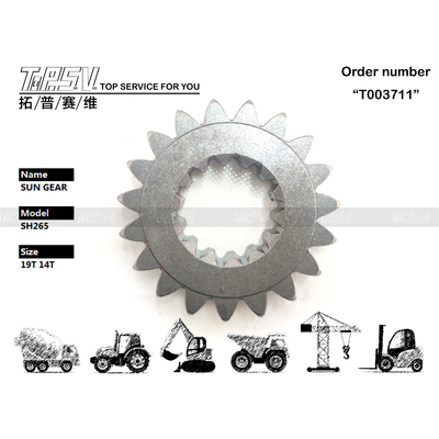 Dependable Excavator Drive Motor for SH265 Excavator Swing 1 Stage Sun Gear Transmission System Depends On Size