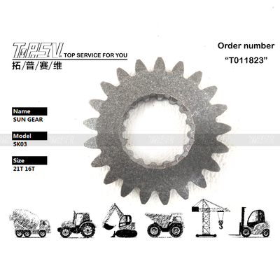Hydraulic Motor Drive SK03 Excavator Swing 1 Stage Sun Gear for Machinery Repair Shops Installation
