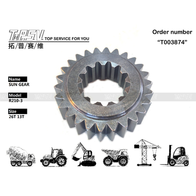 Depends On Size R210-3 Excavator Swing 1 Stage Sun Gear for Dependable Performance in Heavy Machinery