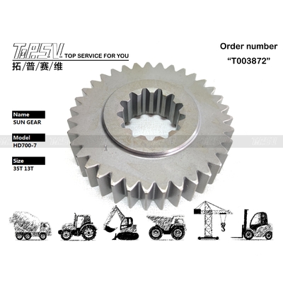 Steel HD700-7 Excavator Swing 1 Stage Sun Gear Hydraulic Motor Drive Compatible with Multiple Excavator Models