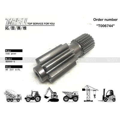 Black Color HD800-5 Excavator Travel Sun Gear Drive Motor for Easy Installation and Heavy Machinery