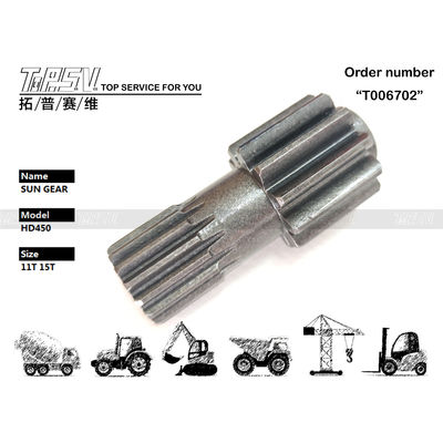HD450 Excavator Travel Sun Gear for Various Excavator Models Compatibility with Gear Oil Maintenance in Excavator Transmission System