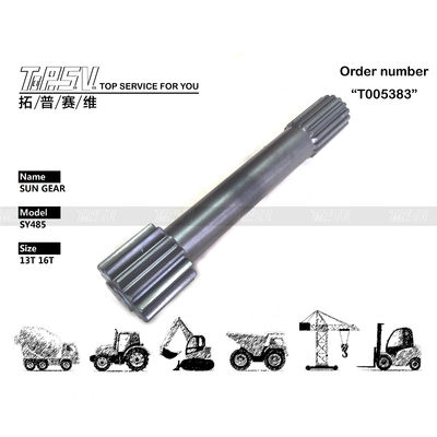 Made SY485 Excavator Travel 1 Stage Sun Gear with Hydraulic Motor Drive