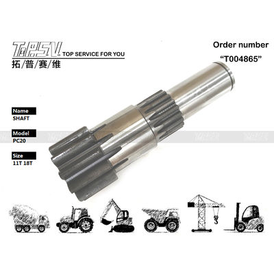 20S-26-1111 Hydraulic Drive PC20-5 Excavator Swing Pinion Parts for Long-Lasting Excavator Transmission System