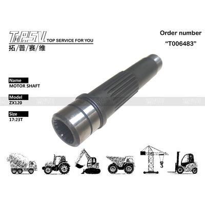 3085780 Heat Treatment ZX120 Excavator Travel Motor Pump Shaft Parts for Improved Wear And Tear Resistance