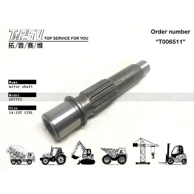 Energy Mining FR60-7 Excavator Hydraulic Motor Shaft Compatible with Excavator Brands and Models Heat Treatment