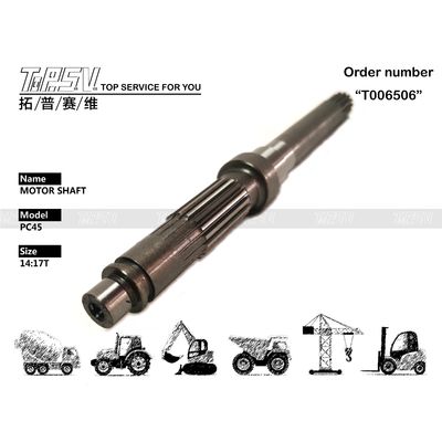 Compatibility with PC45 Excavator Travel Motor Shaft and Models Other Excavator Reducer Parts in Depend On Packing Type