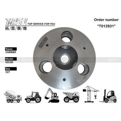 165-5796 Planetary Reducer E315D Excavator Travel 2 Stage Planetary Carrier Compatible With Excavator Brands Models Transport Packaging Dealed Bag Durable Performance
