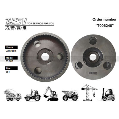 267-6799 Dealed Bag Transport Packaging E324D Excavator Travel 3 Stage Planetary Carrier Steel Structure Designed for Energy Mining Sector Ensuring Operation