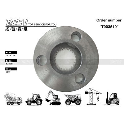 7Y-1751 Hydraulic Motor Drive E200B Excavator Swing 1 Stage Planetary Carrier Black Color Compatible with Various Excavator Models Ensuring Operation